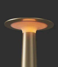 Lix batterilampe / bordlampe, true gold