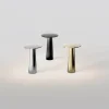 Lix mini batterilampe / bordlampe, dark krom
