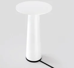 Lix mini batterilampe / bordlampe, pearl white
