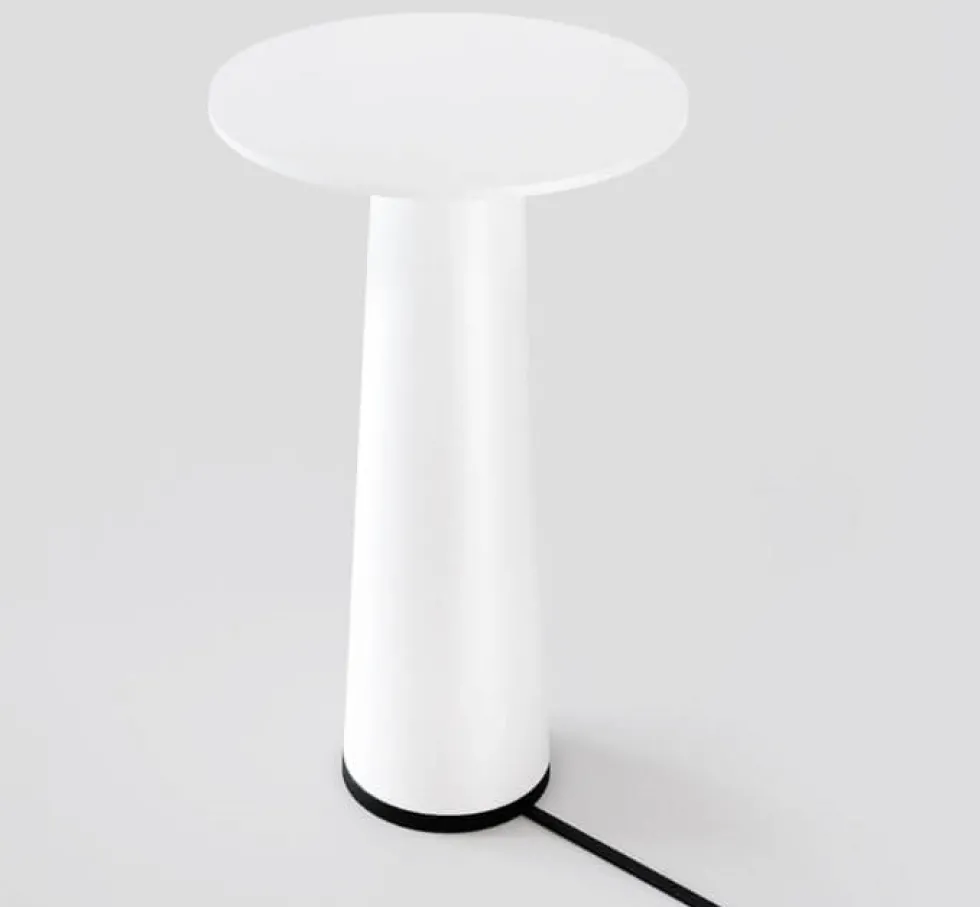 Lix mini batterilampe / bordlampe, pearl white