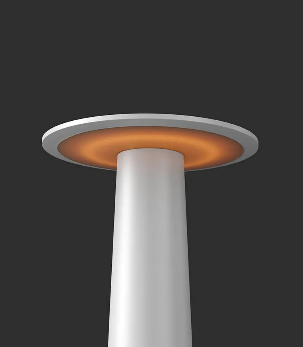 Lix mini batterilampe / bordlampe, pearl white