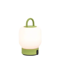 Loome bordlampe / batterilampe, moss (grøn)