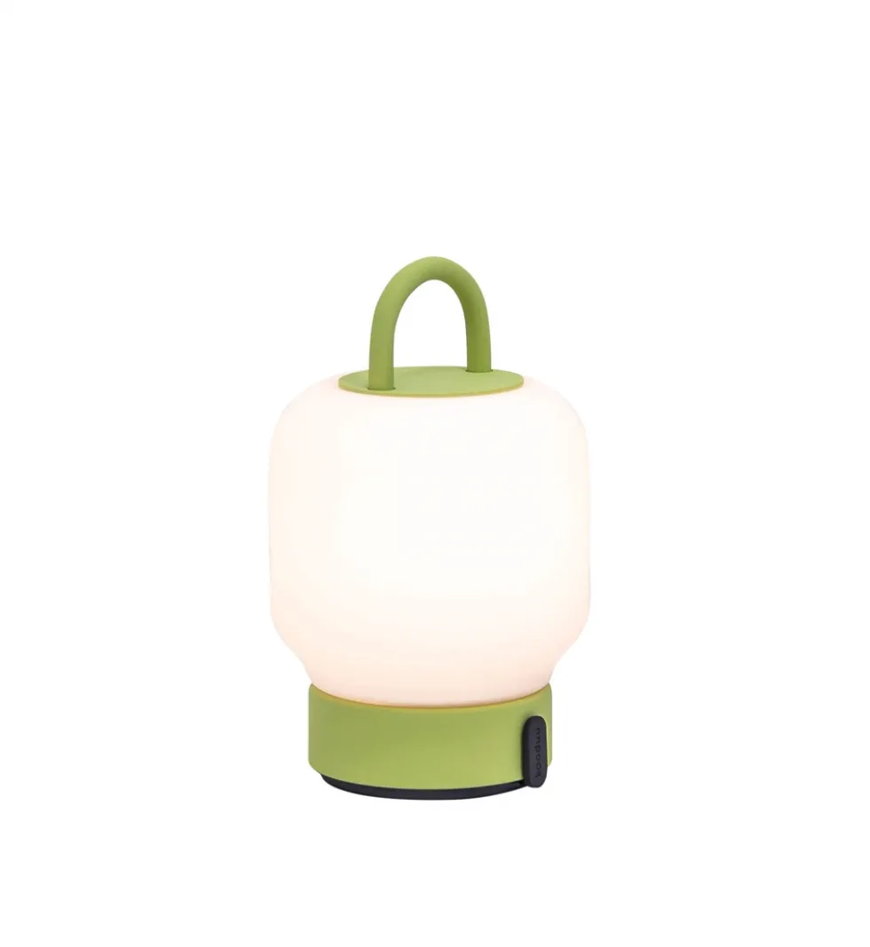 Loome bordlampe / batterilampe, moss (grøn)