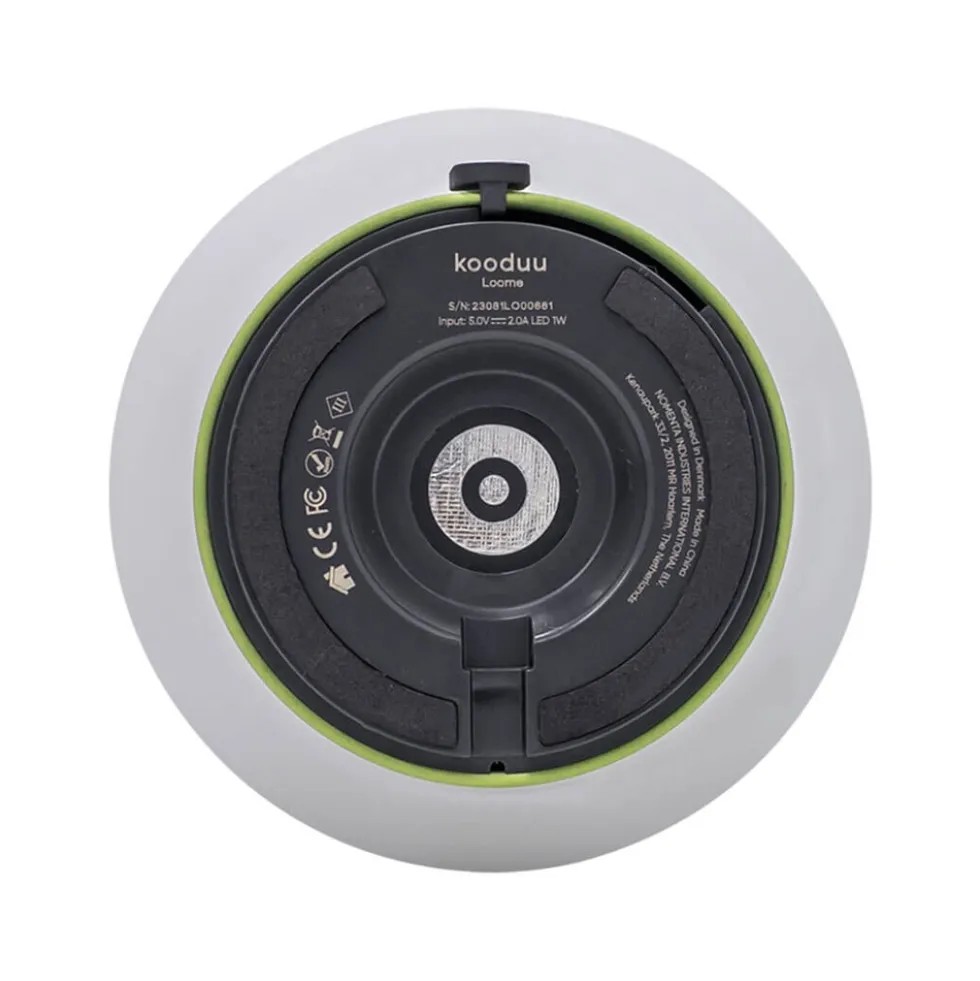 Loome bordlampe / batterilampe, moss (grøn)