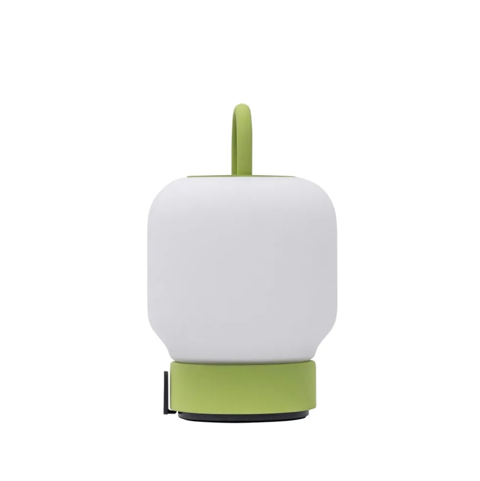 Loome bordlampe / batterilampe, moss (grøn)