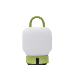 Loome bordlampe / batterilampe, moss (grøn)