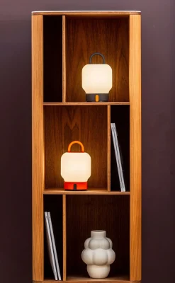 Loome bordlampe / batterilampe, orange