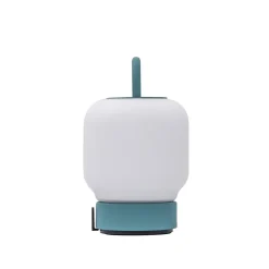 Loome bordlampe / batterilampe, smoky teal (blågrøn)