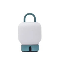 Loome bordlampe / batterilampe, smoky teal (blågrøn)
