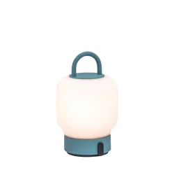 Loome bordlampe / batterilampe, smoky teal (blågrøn)