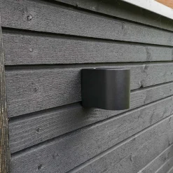 Læsø udendørs væglampe, sort