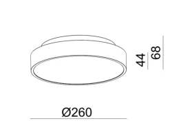 Luna C260 Outdoor udendørslampe m/CCT, sort
