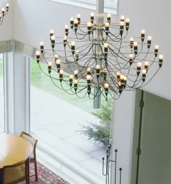 2097/30 lysekrone LED, krom