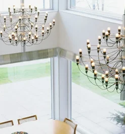 2097/50 lysekrone LED, krom