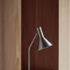 LYSS bordlampe, børstet aluminium