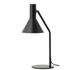 LYSS bordlampe, mat sort