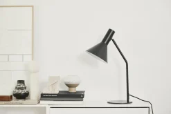 LYSS bordlampe, mat sort