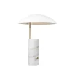 Mademoiselles bordlampe, hvid