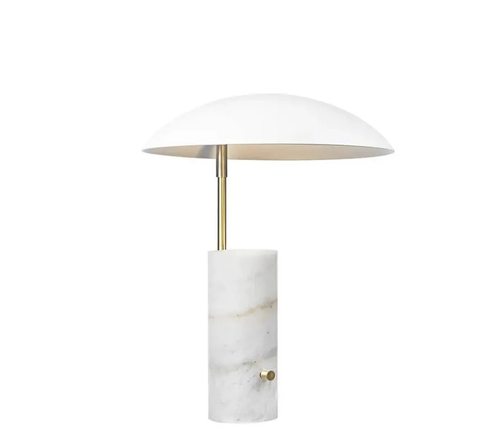 Mademoiselles bordlampe, hvid