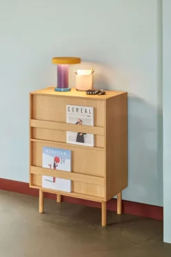 Magic bordlampe, lilla/gul