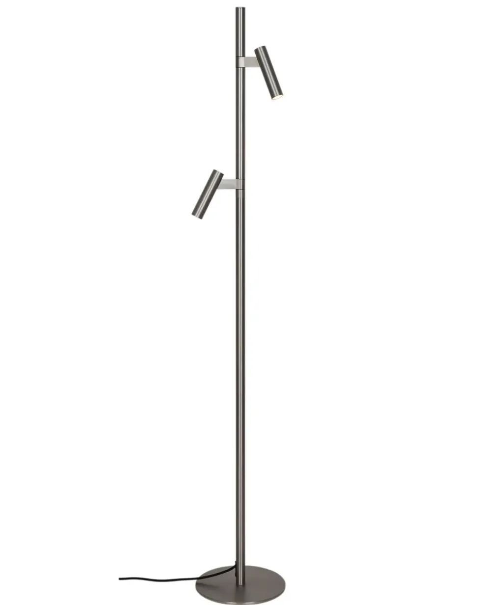 Makoto gulvlampe, satin krom