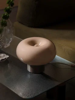 Malti bordlampe, beige