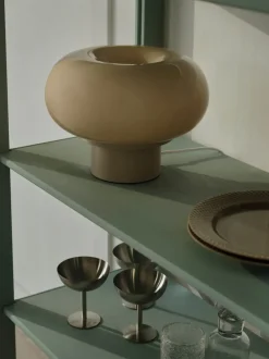 Malti bordlampe, beige