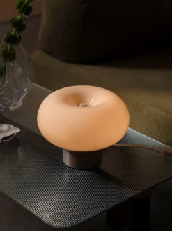 Malti bordlampe, beige