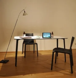Max. Gulvlampe LED, krom