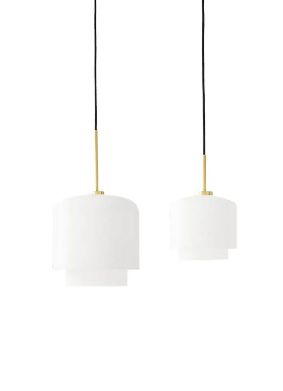 Megumi pendel Ø28, messing/opal