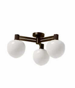 Memoir 3 loftlampe 120, bronze/opal