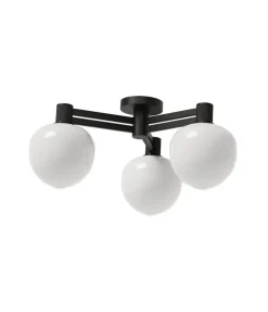 Memoir 3 loftlampe 120, sort/opal