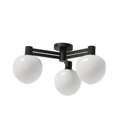 Memoir 3 loftlampe 120, sort/opal