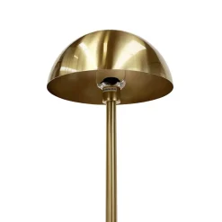 Menton gulvlampe, messing/sort