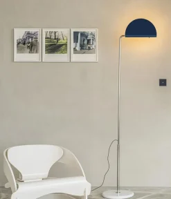 Mezzaluna gulvlampe, blå