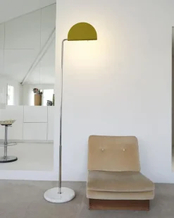 Mezzaluna gulvlampe, gul