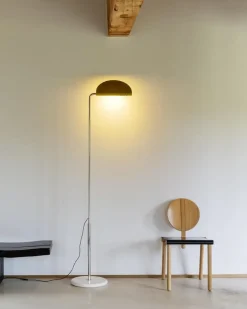 Mezzaluna gulvlampe, gul