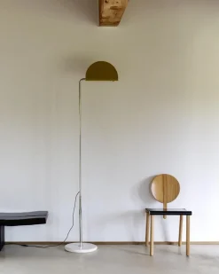 Mezzaluna gulvlampe, gul
