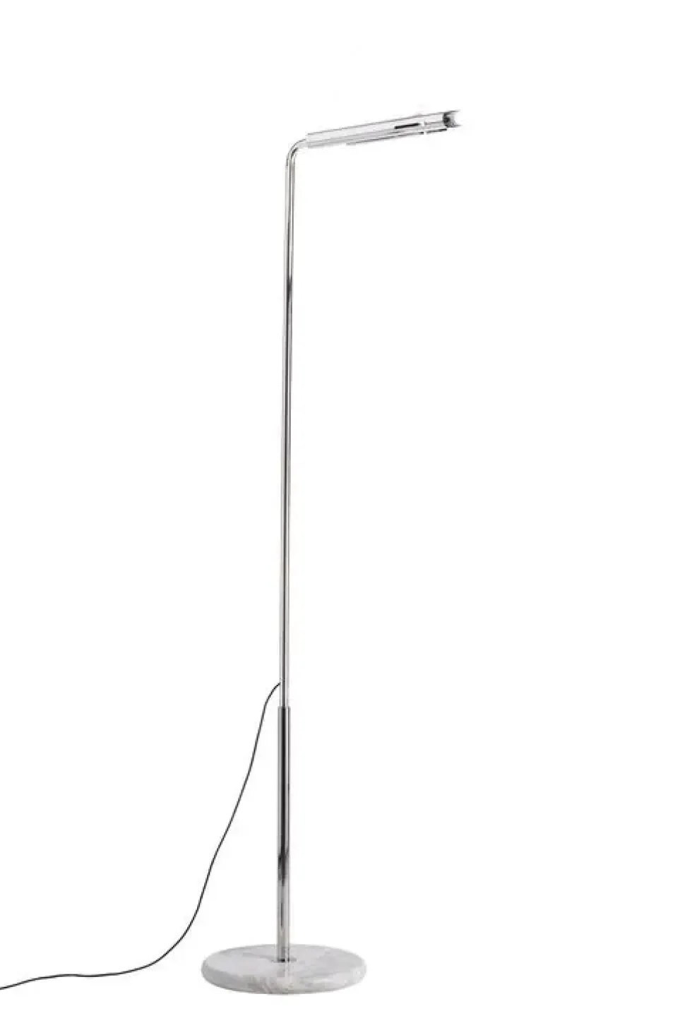 Mezzaluna gulvlampe, krom