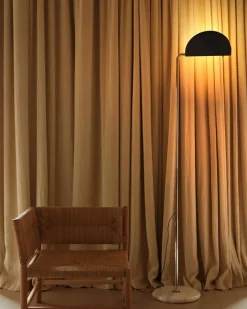 Mezzaluna gulvlampe, sort