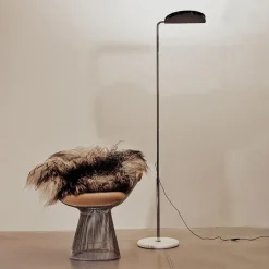 Mezzaluna gulvlampe, sort