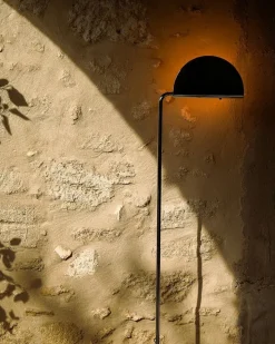 Mezzaluna gulvlampe, sort