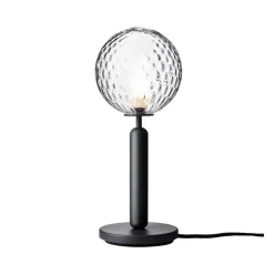 Miira bordlampe, grå/klar