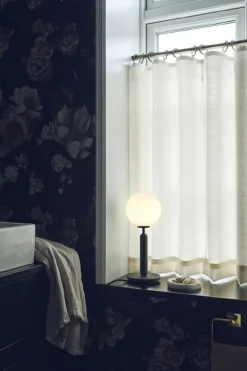 Miira bordlampe, grå/opal