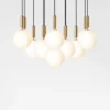 Miira 13 pendel, opal/messing
