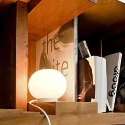 Mini Glo-Ball T bordlampe, med dæmper