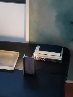 Mini Mais plus que bordlampe, rå metal
