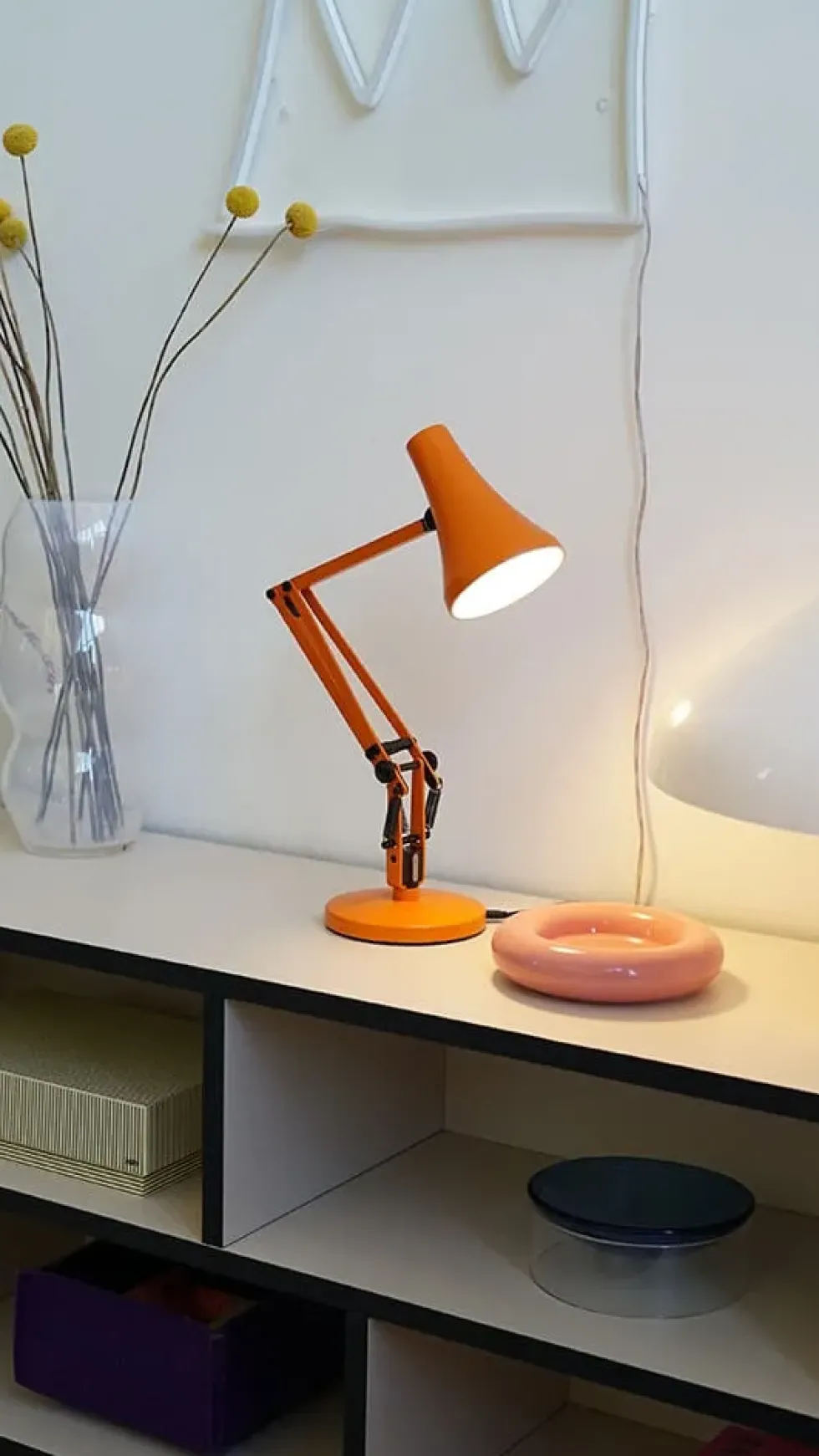 90 Mini Mini bordlampe, sunburnt orange