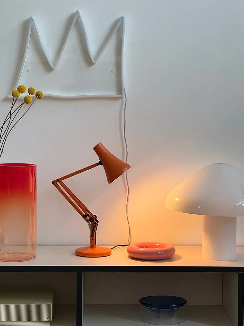 90 Mini Mini bordlampe, sunburnt orange
