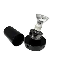 Modern spot / loftlampe, sort